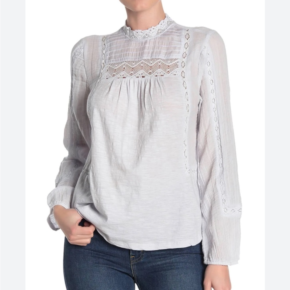 NWT Lucky Brand Lace Top